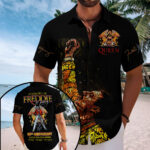 Freddie Mercury 80th Anniversary Short Sleeve Button-Down Shirt – MAITM14145
