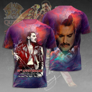 Freddie Mercury 80th Anniversary 3D Apparel - MAITM14194