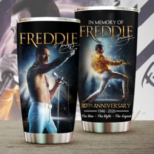 Freddie Mercury 80th Anniversary Tumbler Cup - MAITM14155