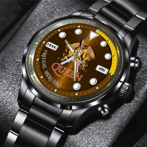 Freddie Mercury Black Stainless Steel Watch - MAITM7877
