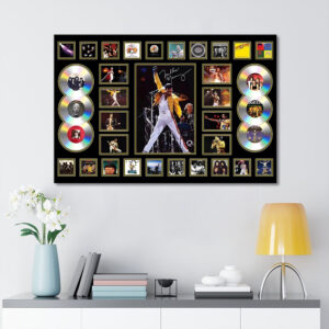 Freddie Mercury Rectangle Canvas With Inner Frame - MAITM9077