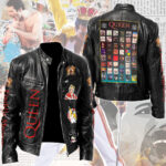 Freddie Mercury Motorcycle Leather Jacket – TMTHU3040