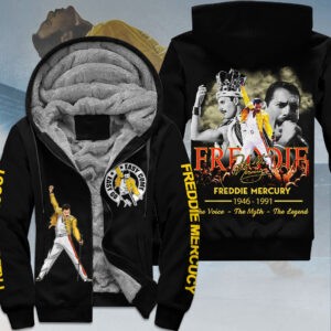 Freddie Mercury 3D Fleece Zip Hoodie - TMTHU2850