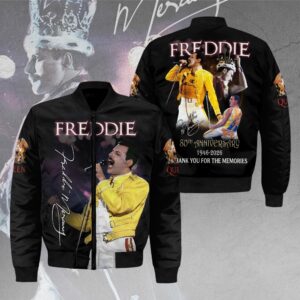 Freddie Mercury 80th Anniversary 3D Bomber Jacket - HOATT15250