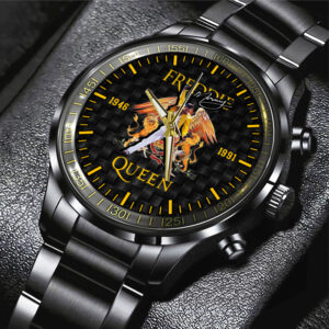Freddie Mercury Black Stainless Steel Watch - MAITM6640