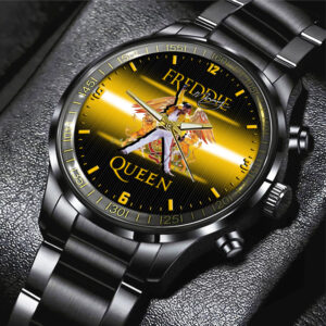Freddie Mercury Black Stainless Steel Watch - MAITM6772