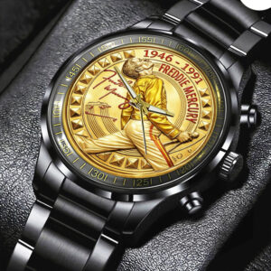 Freddie Mercury Black Stainless Steel Watch - TMTHU2676