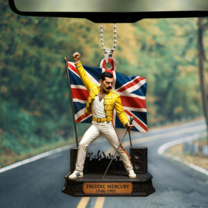 Freddie Mercury Custom shape 2-sided Acrylic Car Ornament - MAITM14205