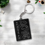 AC/DC Custom Shape 2-sided Keychain - GNENEW774