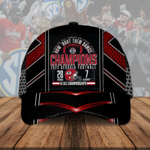 Georgia Bulldogs Football 2025 SEC Champions Classic Cap - HOATT14981
