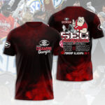 Georgia Bulldogs Football 2025 SEC Champions 3D Apparel – HOATT14983