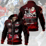Georgia Bulldogs Football 2025 SEC Champions Thick Knit Fleece Jacket – HOATT15050