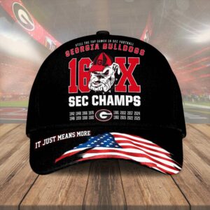 Georgia Bulldogs Football 2025 SEC Champions Classic Cap - HOATT15026