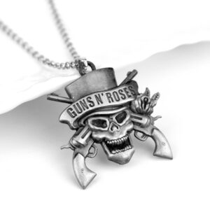 Guns N’ Roses Alloy Pendant Necklace - MAITMDROP046