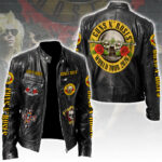 Guns N’ Roses 2026 Tour Motorcycle Leather Jacket – TANTN19083