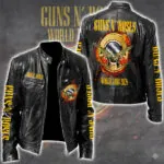 Guns N’ Roses 2026 Tour Motorcycle Leather Jacket – TANTN19085