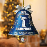 Toronto Blue Jays 2025 American League Champions Custom Shape 2-sided Acrylic Ornament – HOATT14947