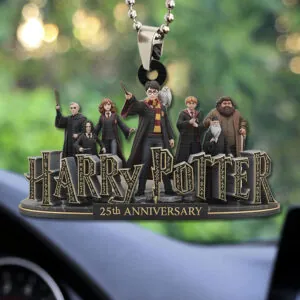 Harry Potter 25th Anniversary Custom shape 2-sided Acrylic Car Ornament - TMTHU2880