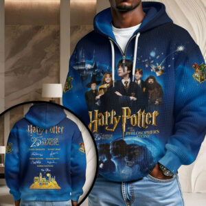 Harry Potter 25th Anniversary 3D Unisex Waffle Hoodie - HOATT15229