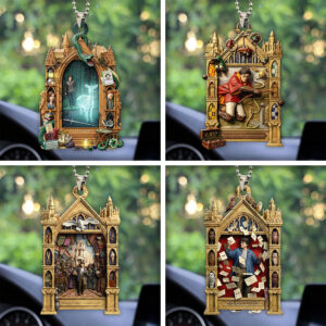 4PCS Harry Potter 25th Anniversary Custom Shape 2-Side Printed Acrylic Ornament – HOATT15325