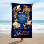 Harry Potter 25th Anniversary Rectangle Beach Towel – HOATT15316