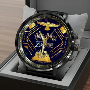 Harry Potter 25th Anniversary Black Stainless Steel Watch - HOATT15214