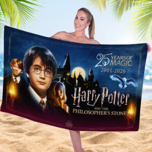 Harry Potter 25th Anniversary Rectangle Beach Towel - MAITM14167