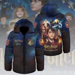 Harry Potter 25th Anniversary Thickened Down Hooded Jacket - HOATT15318