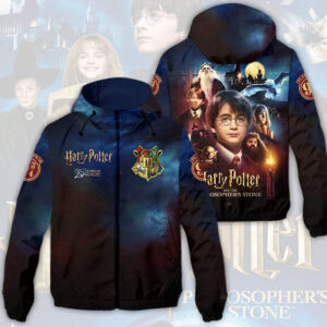 Harry Potter 25th Anniversary 3D Windbreaker Jacket - HOATT15319