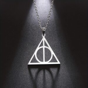 Harry Potter Stainless Steel Deathly Hallows Necklace - MAITMDROP103