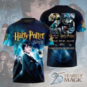 Harry Potter 25th Anniversary 3D Apparel - HOATT15202