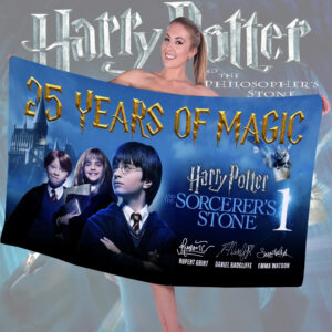 Harry Potter 25th Anniversary Rectangle Beach Towel - TMTHU2734