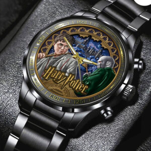 Harry Potter 25th Anniversary Black Stainless Steel Watch - TMTHU2760