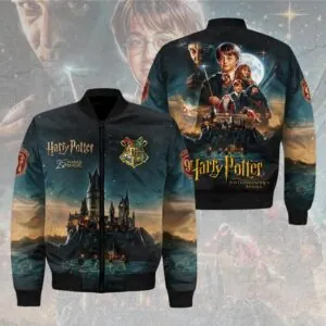 Harry Potter 25th Anniversary 3D Bomber Jacket - HOATT15350