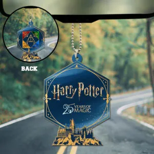 Harry Potter 25th Anniversary Custom shape 2-sided Acrylic Car Ornament - GNE4773