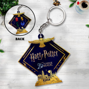Harry Potter 25th Anniversary Custom Shape 2-sided Keychain - GNE4772