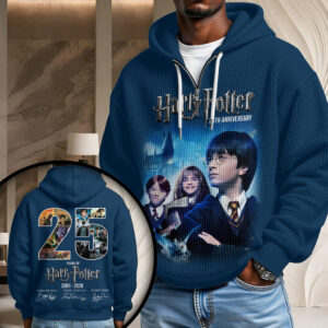 Harry Potter 25th Anniversary 3D Unisex Waffle Hoodie - TMTHU2730