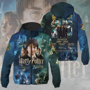 Harry Potter 25th Anniversary 3D Windbreaker Jacket - HOATT15231
