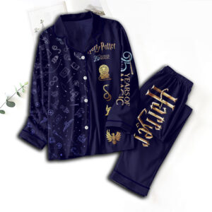 Harry Potter 25th Anniversary 2026 Satin Pajama Set with Piping - TANTN19704