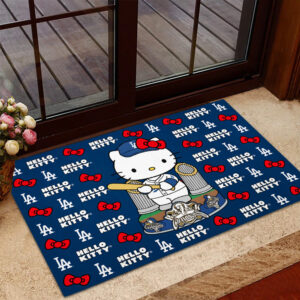 Hello Kitty x Los Angeles Dodgers Doormat - TMTHU2663