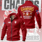 Indiana Hoosiers Football Big Ten Champions Thick Knit Fleece Jacket – TMTHU2549