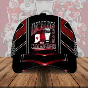 Indiana Hoosiers Football 2025 Big Ten Champions Classic Cap - HOATT14990