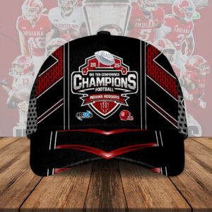 Indiana Hoosiers Football 2025 Big Ten Champions Classic Cap – HOATT15149