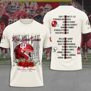 Indiana Hoosiers Football 2026 Rose Bowl 3D Apparel - MAITM14160