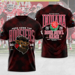 Indiana Hoosiers Football 2026 Rose Bowl 3D Apparel - MAITM14162