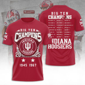 Indiana Hoosiers Football 3D Apparel - TANTN19258