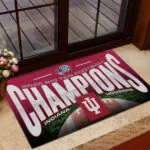 Indiana Hoosiers Football 2025 Big Ten Champions Doormat – MAITM13986