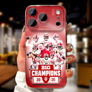 Indiana Hoosiers Football 2025 Big Ten Champions Phone Case – MAITM13990