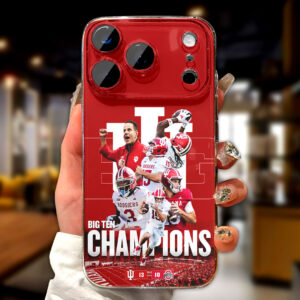Indiana Hoosiers Football 2025 Big Ten Champions Phone Case – MAITM13992