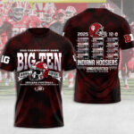 Indiana Hoosiers Football 3D Apparel - MAITM13950